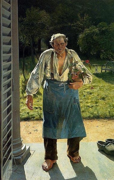 Emile Claus Old Gardener